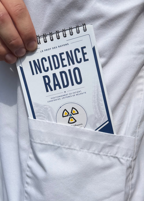 Carnet d'incidences radiologie format A6 - pages intérieures